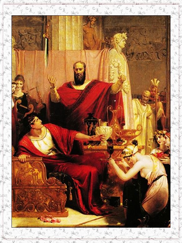 2. 达摩克利斯之剑(the sword of damocles)